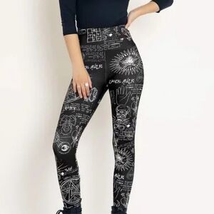 🐈‍⬛️ 🔮 Blackmilk Spellbound Leggings HWMF Juniors M/L Womens S/M